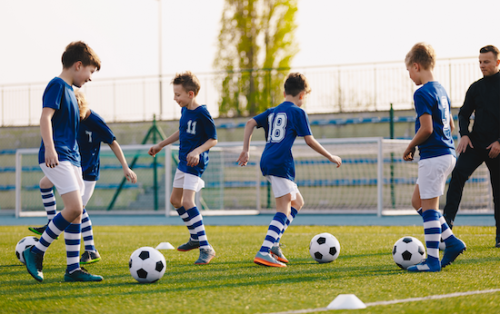 Football training for discount kids