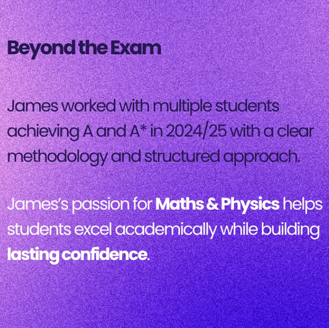 Math & Physics Lessons with James
