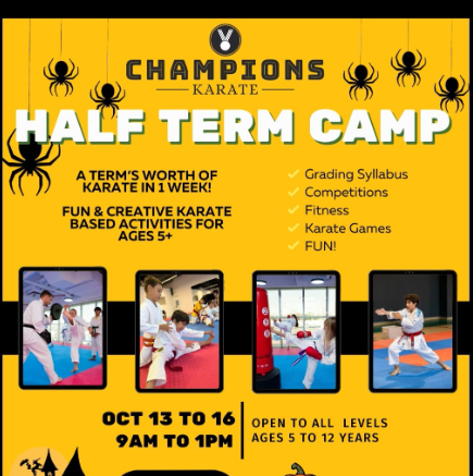 Half Term Karate Camp at Motor City