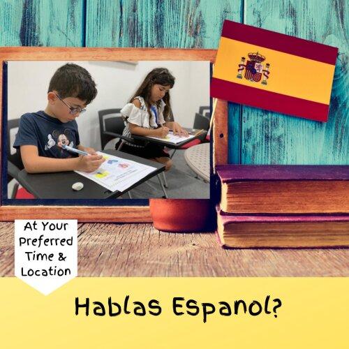 Spanish Lesson for Kids with Native Teacher Private/ Semi-Private/ Mommy & Kids