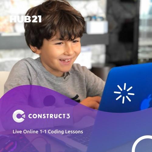 Construct 3 Live Online 1-to-1 Coding Program